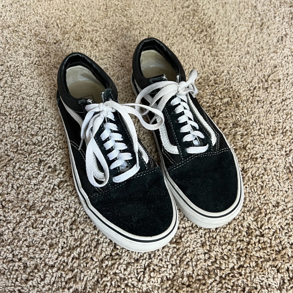 Traditional Black and White Vans